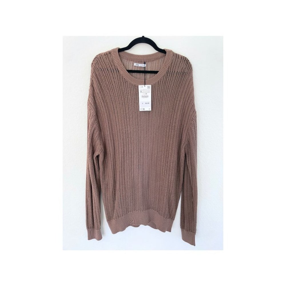 NWT Zara Oversized Loose Knit Sweater